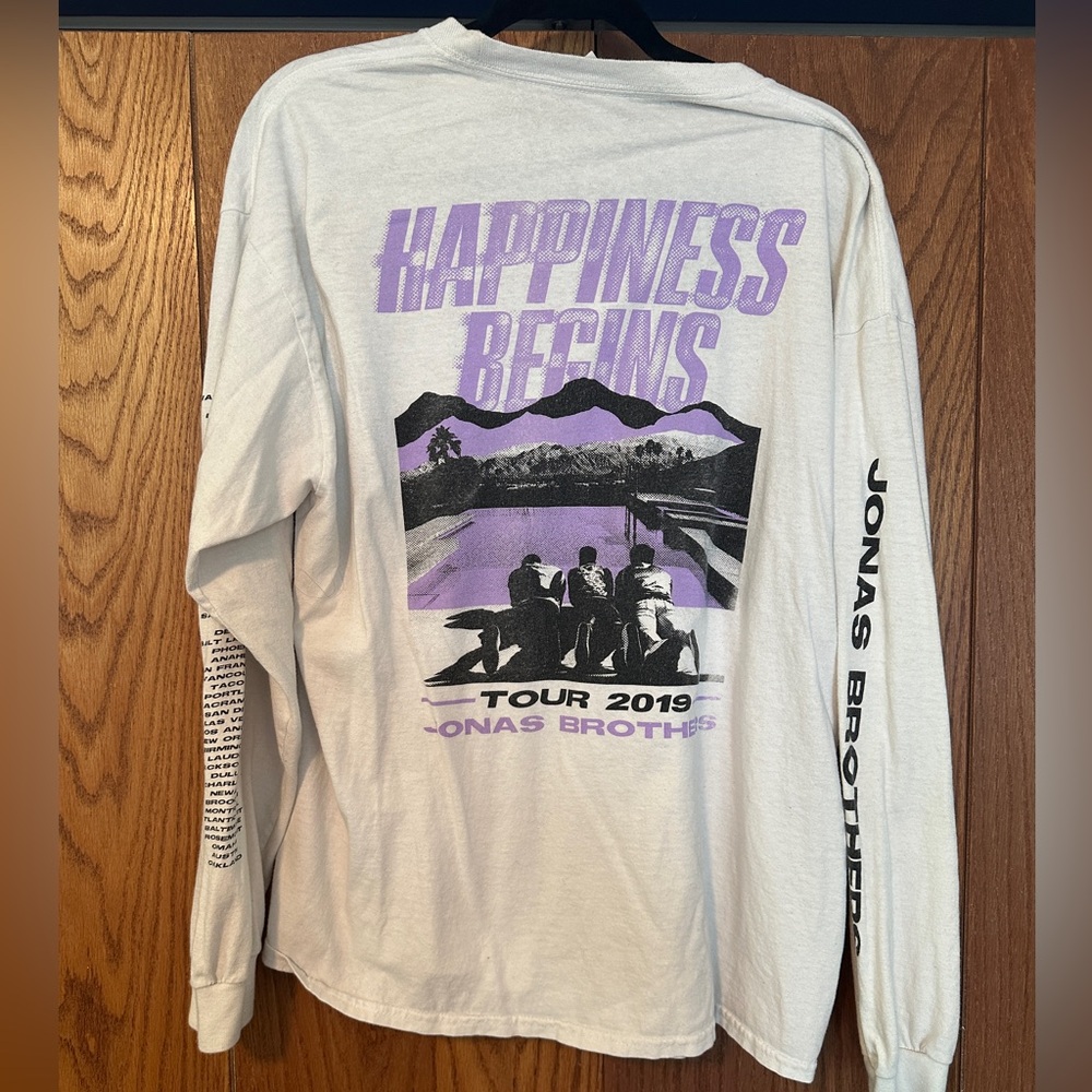 Jonas Brothers Happiness Begins Tour 2019 Long Sleeve Shirt